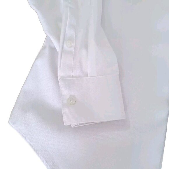 MEN'S CALVIN KLEIN SLIM FIT NO IRON SHIRT SIZE 16 - Picture 2 of 5